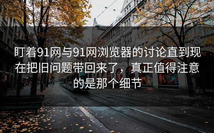 盯着91网与91网浏览器的讨论直到现在把旧问题带回来了，真正值得注意的是那个细节